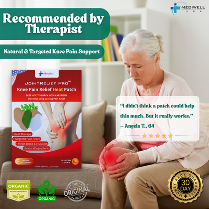 Mediwell JointRelief Pro™ Knee Pain Relief Heat Patch