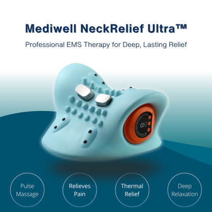 Mediwell NeckRelief Ultra™ – Professional EMS Heating Cervical Pillow