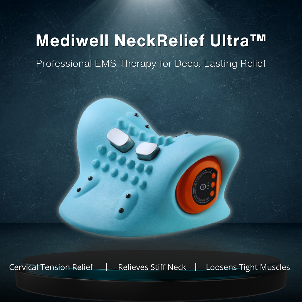 Mediwell NeckRelief Ultra™ – Professional EMS Heating Cervical Pillow