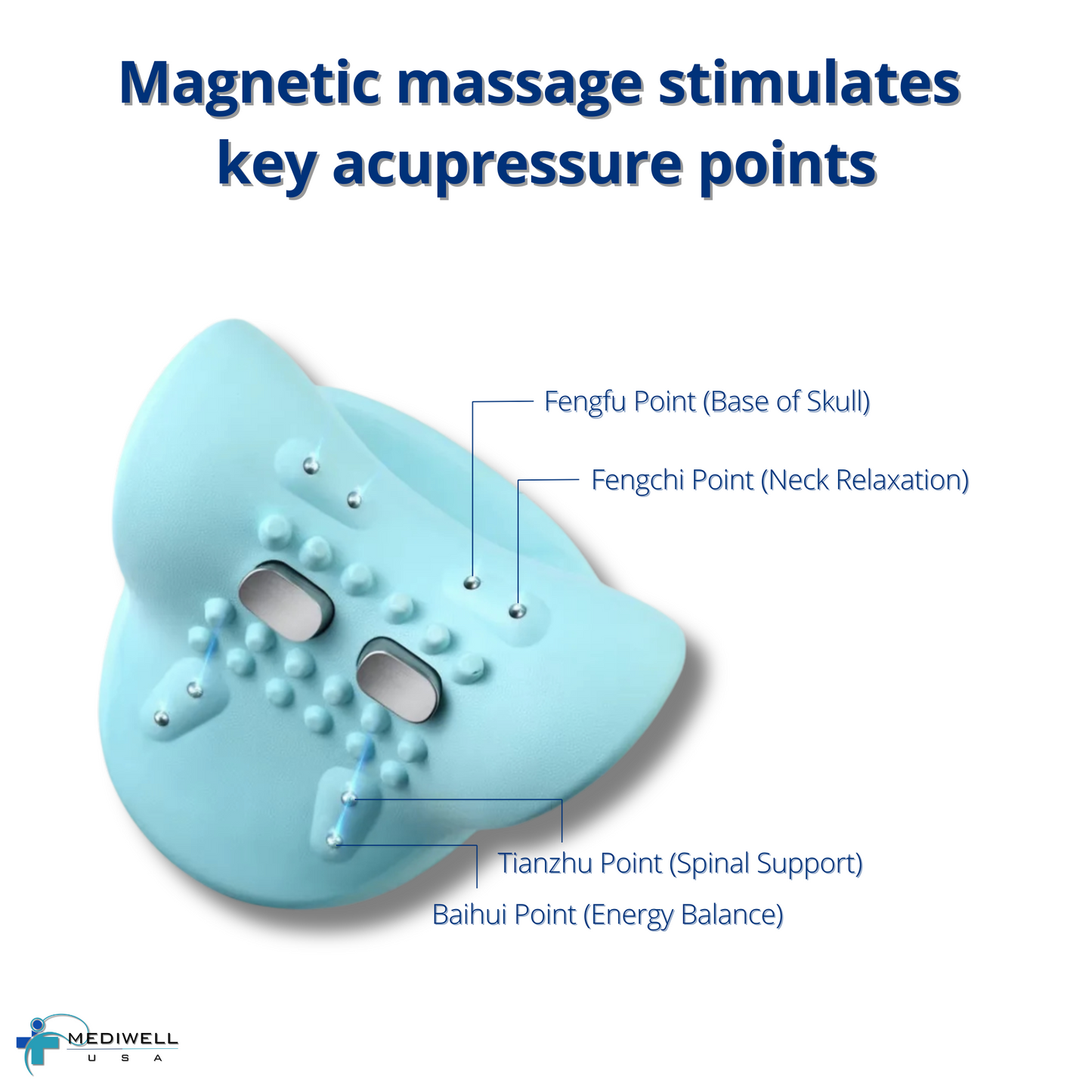 Mediwell NeckRelief Ultra™ – Professional EMS Heating Cervical Pillow