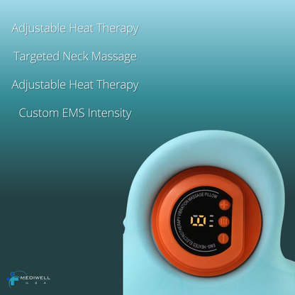 Mediwell NeckRelief Ultra™ – Professional EMS Heating Cervical Pillow