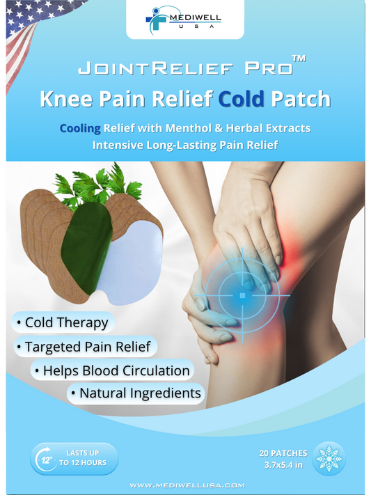 Mediwell JointRelief Pro™ Knee Pain Relief Cold Patch