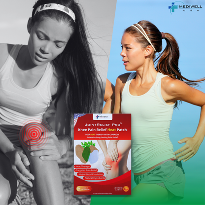 Mediwell JointRelief Pro™ Knee Pain Relief Heat Patch
