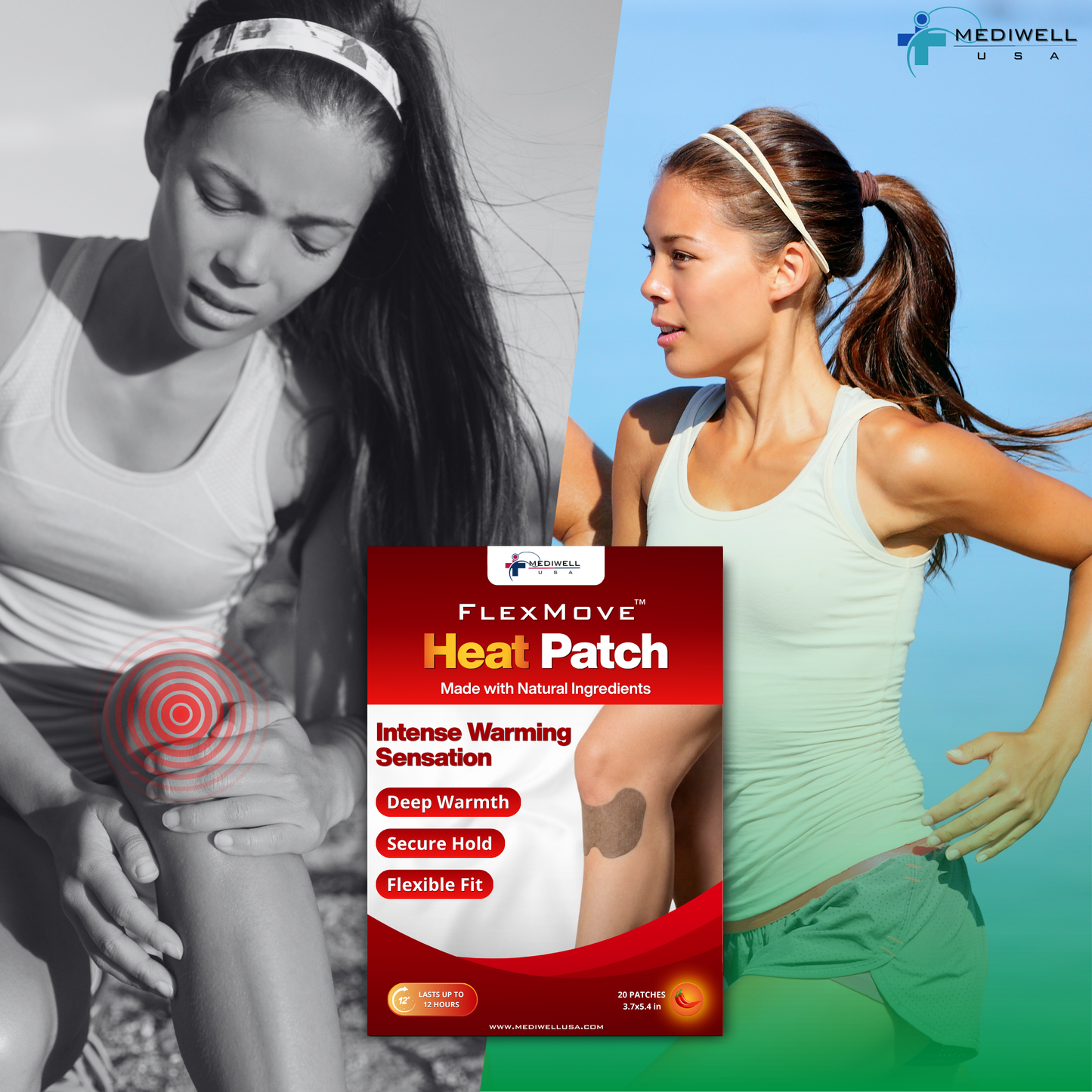 Mediwell FlexMove™ Heat Patch